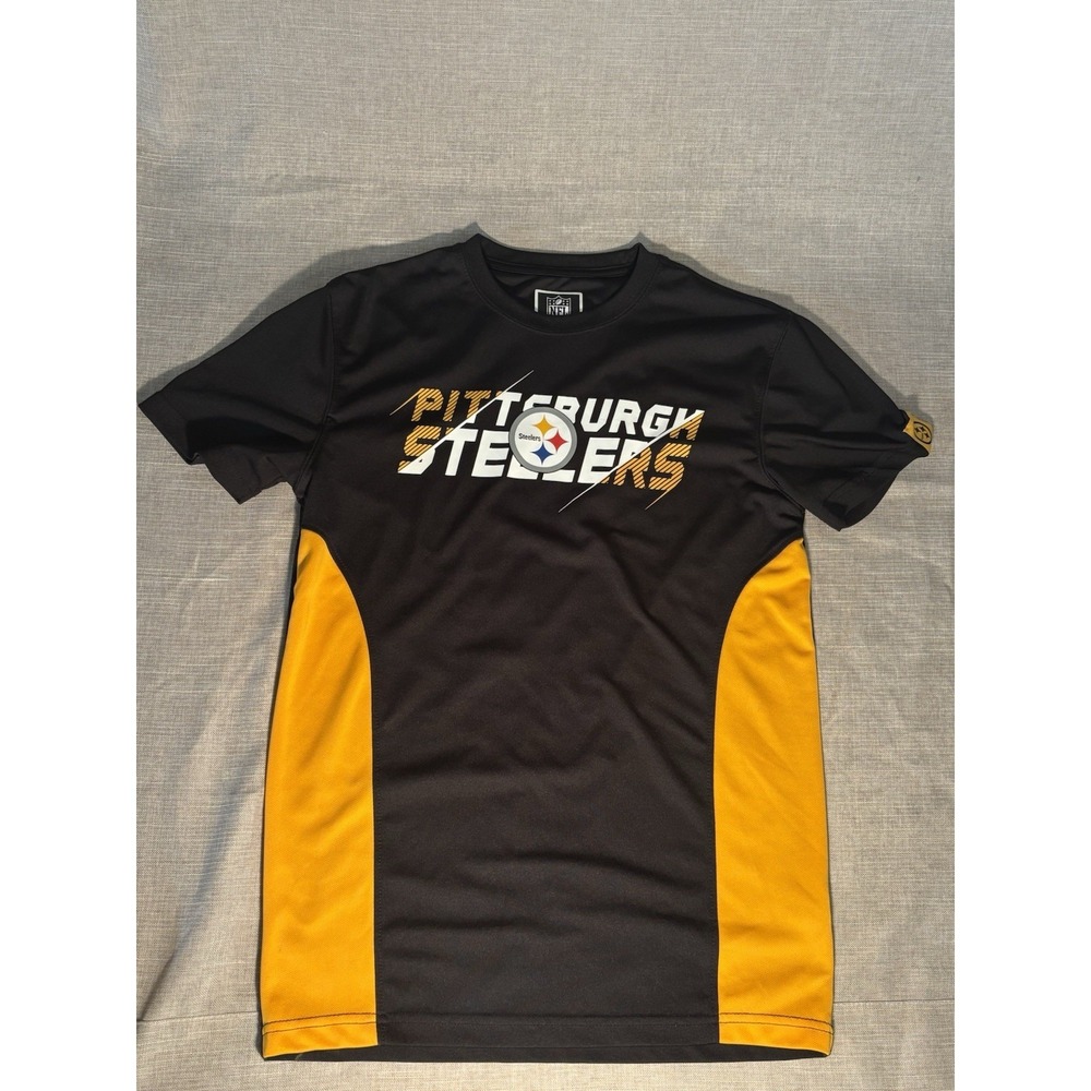 Official NFL Pittsburgh Steelers T-shirt Size Small Black And‎ Gold Spirit Wear
